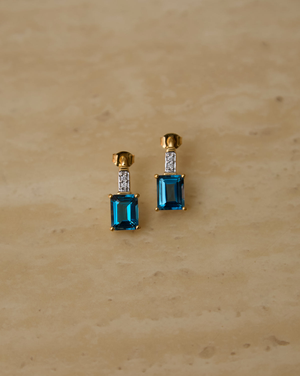 Lila Earrings on model